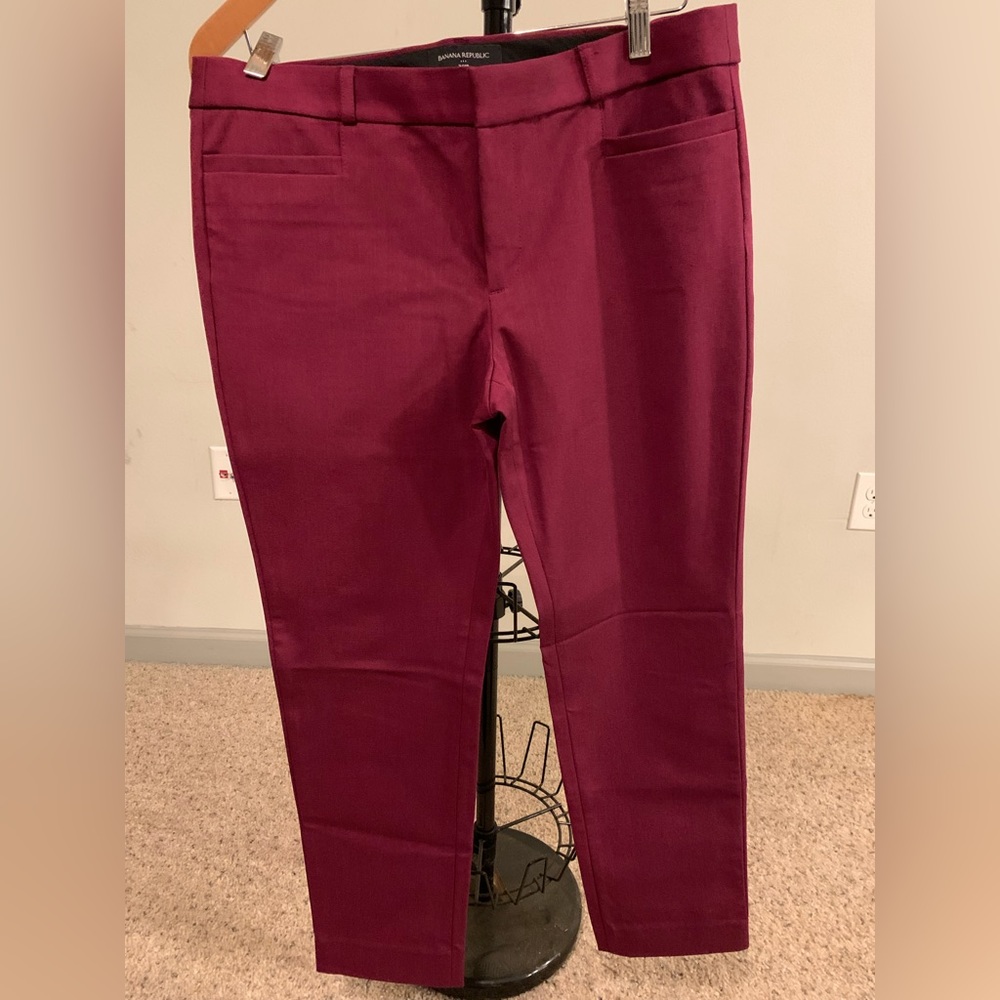 Maroon Banana Republic Sloan Slack